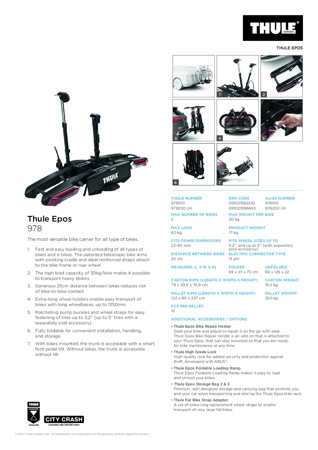 THULE Epos 2 B - KOLB SPORT Online Shop