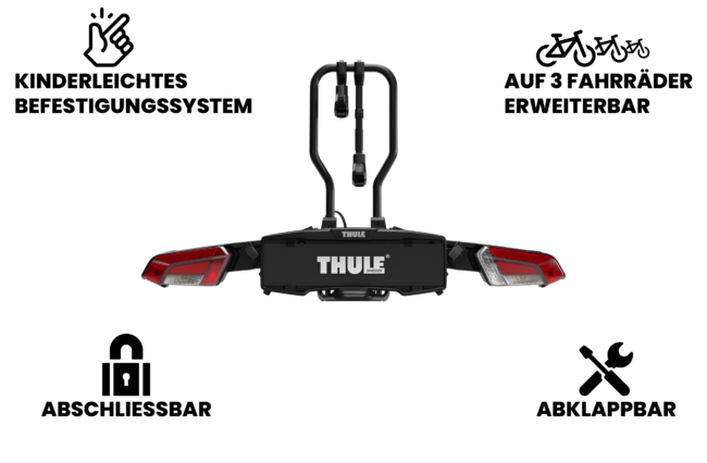 Thule Easyfold 3- Für 2-3 Fahrräder - Image 2