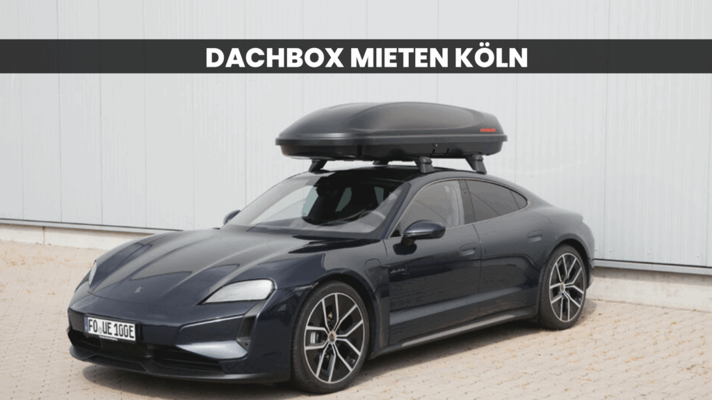 Husky 620 matt auf Porsche montiert - Kamei Dachbox kaufen Köln