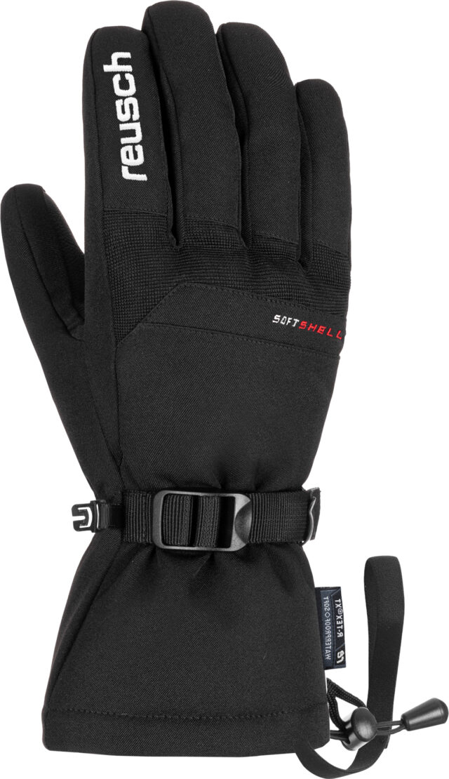 NAME: Reusch Outset R-TEX® XT // INSULATION: TecFill // PALM: Hybrid PU // SHELL: Softshell // MEMBRANE: R-TEX® XT // COLOUR: 7701 black / white