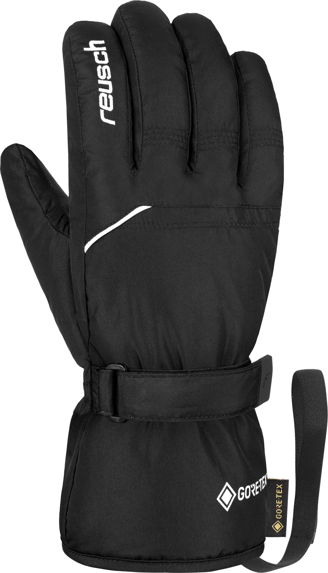 NAME: Reusch Sven GORE-TEX // INSULATION: TecFill™ (recycled) // PALM: GORE-TEX // SHELL: Water Repellent Shell // COLOUR: black / white