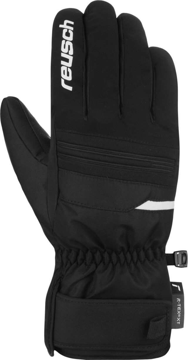 NAME: Reusch Brandon R-TEX® XT // INSULATION: TecFill // PALM: Quantum PU // SHELL: Softshell Premium, Water Repellent Shell // MEMBRANE: R-TEX® XT // COLOUR: 7701 black / white